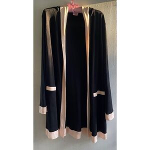 100% Stretch Silk Hooded Agent Provocateur Dressing Robe